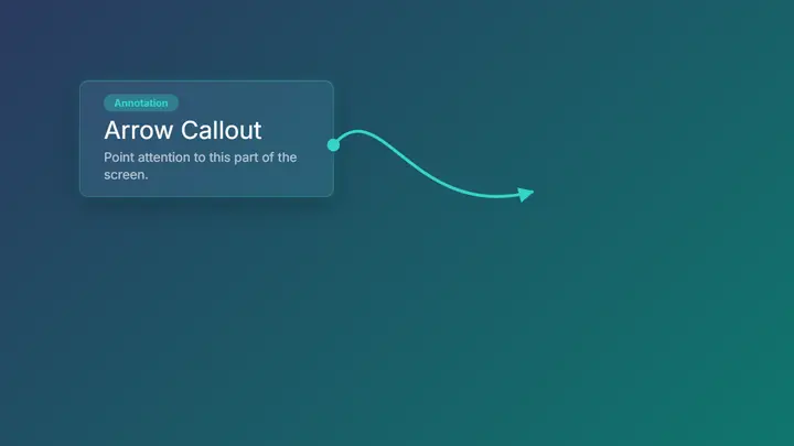 Arrow Callout frost preview