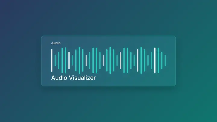 Audio Visualizer frost preview