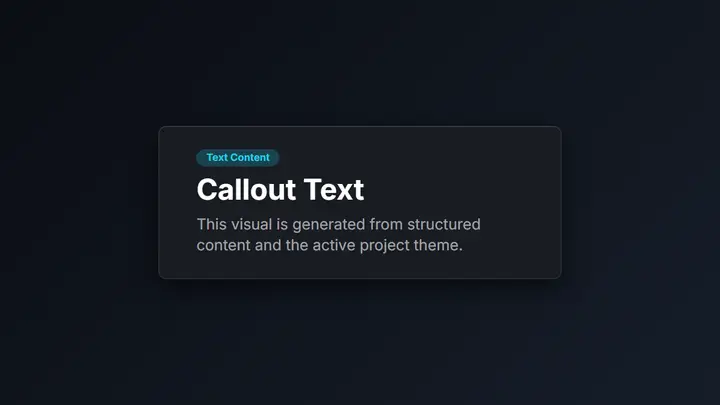 Callout / Highlight Text dark preview