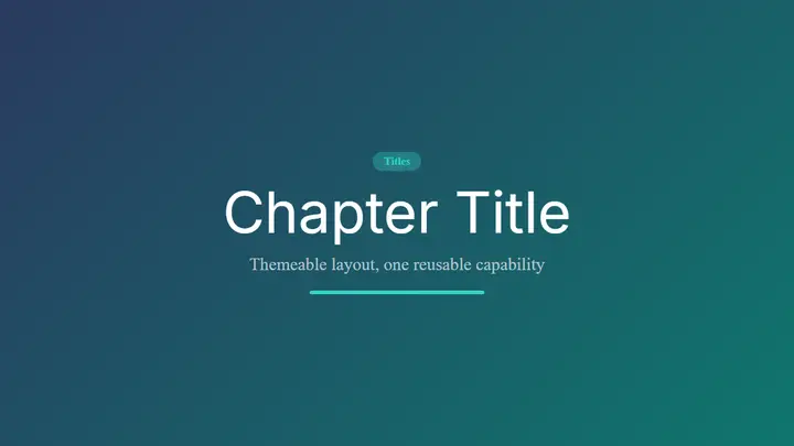 Chapter / Section Title frost preview