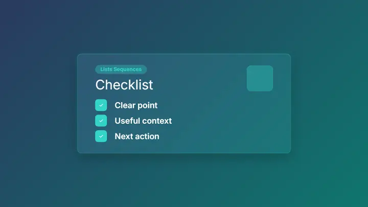 Checklist frost preview