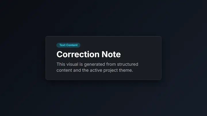 Correction Note dark preview