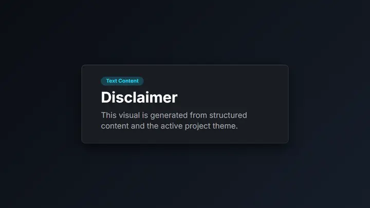 Disclaimer dark preview
