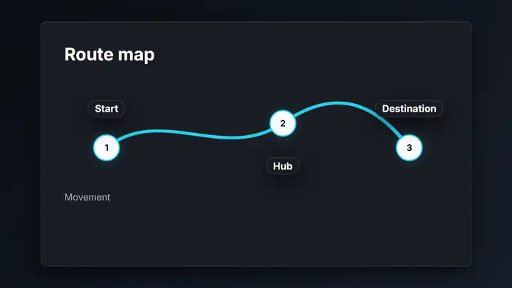 Geographic Map dark preview