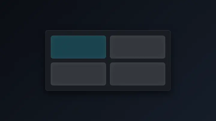 Grid Layout dark preview