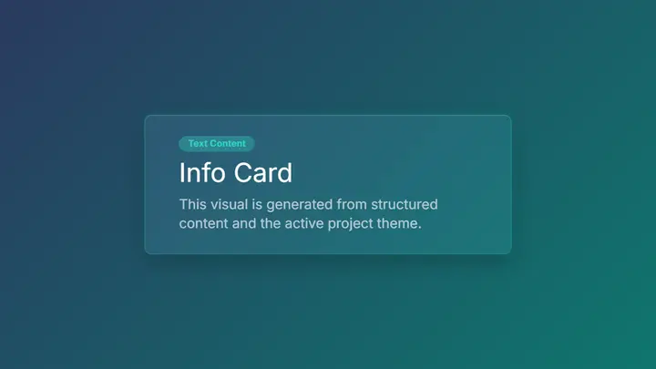 Info / Fact Card frost preview