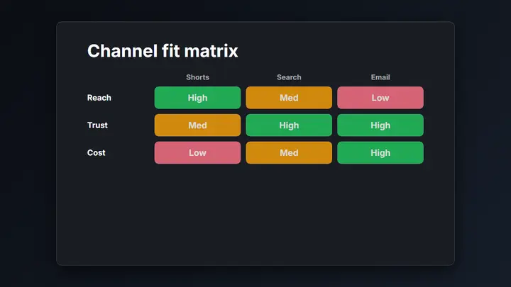 Matrix Table dark preview