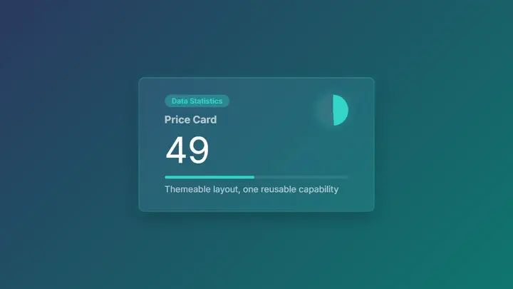 Price Card frost preview