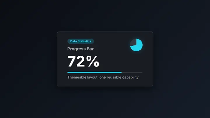 Progress Bar dark preview