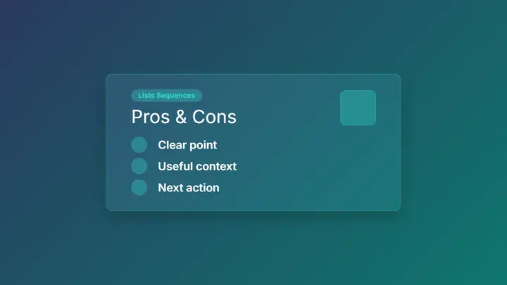 Pros & Cons frost preview