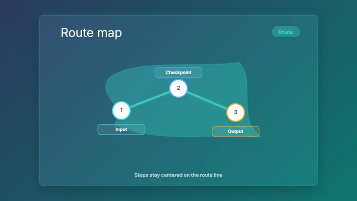 Route Map frost preview