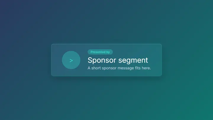 Sponsor Card frost preview