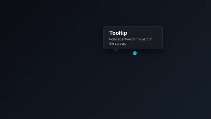 Tooltip dark preview