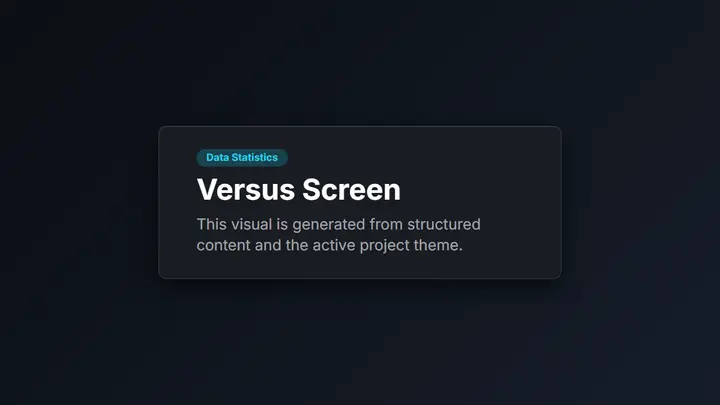 Versus / Head-to-Head Screen dark preview